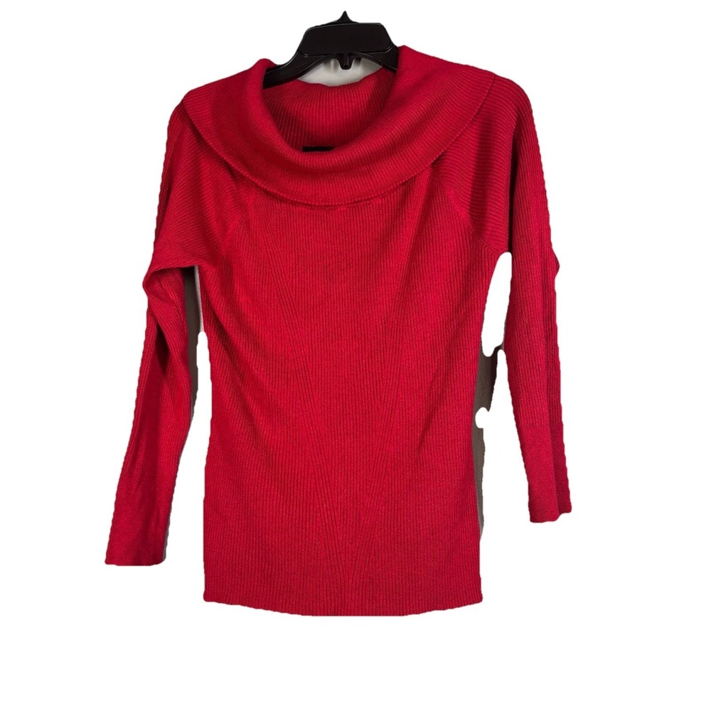 Torrid Sweater Women's Plus Size 2x Red Classic Ribbed Turtleneck